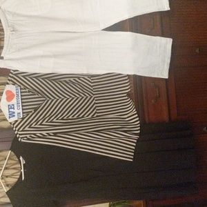 3 pieces for $40 in black and white